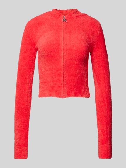 REVIEW Strickjacke mit Kapuze Kirsche 2