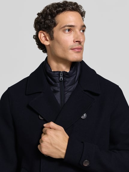 Geox Jacke im 2-in-1-Look mit Ärmelriegeln Marine 3