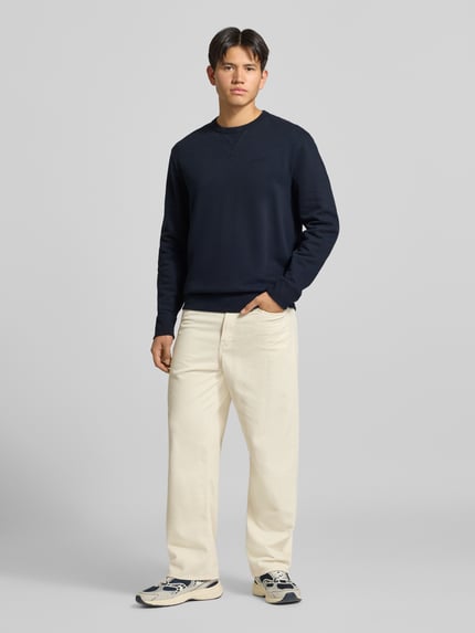 Superdry Sweatshirt aus Baumwoll-Mix Marine 1