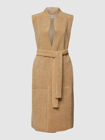 DRYKORN Gilet met teddybont, model 'BUDE' Camel - 2