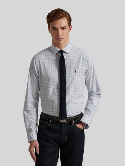 Polo Ralph Lauren Koszula casualowa o kroju regular fit z mieszanki bawełny Biały 4