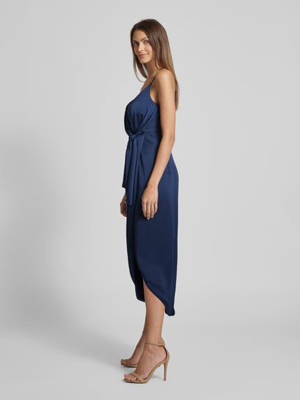 Jake*s Cocktail Cocktailkleid mit Knotendetail Marine 1