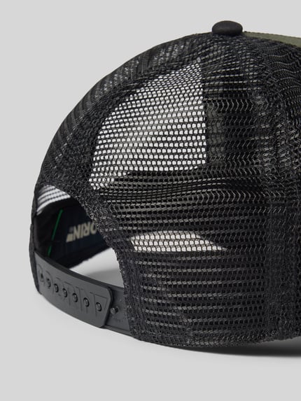 Produktfoto, Trucker Cap mit Stitching Modell 'Bad Boy' von GOORIN BROS., mieszanka bawełny, daszek, haft, regulowana długość, czarna siateczka