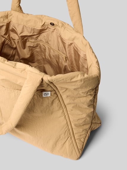 MSCH Copenhagen Shopper mit Label-Detail Modell 'SIRIA SASJA' Beige 5