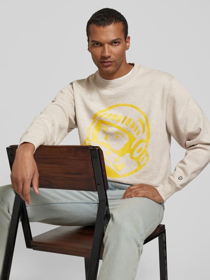 Billionaire Boys Club Bluza z nadrukiem z motywem Złamany biały 3