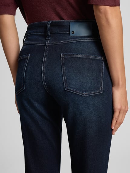 CAMBIO Jeansy o kroju slim fit z 5 kieszeniami model ‘Posh’ Ciemnoniebieski 3