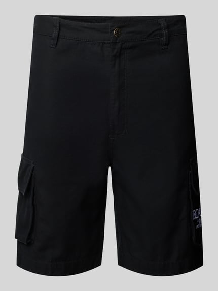 Karl Kani Regular Fit Cargoshorts mit Label-Stitching Black 2