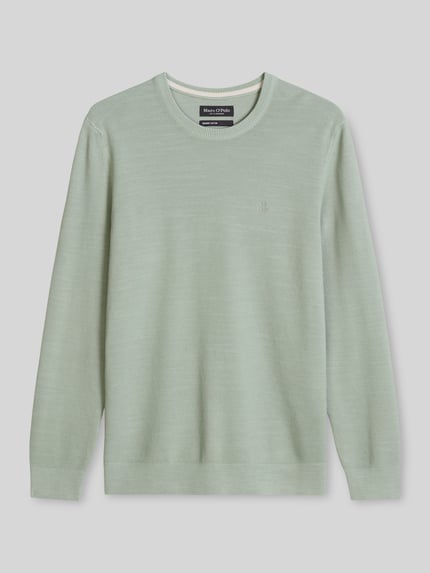 Marc O'Polo Pullover mit Logo-Stitching Mint 2