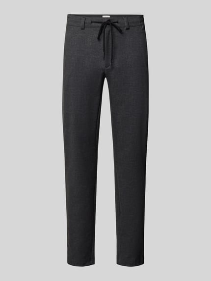 Brax Tapered Fit Jogpants aus reiner Baumwolle Modell 'Phil' Anthrazit 2