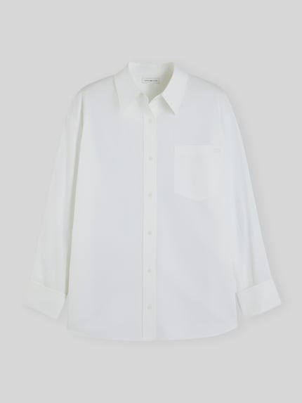 Tommy Hilfiger Regular fit blouse met lange mouwen van puur katoen Wit - 2