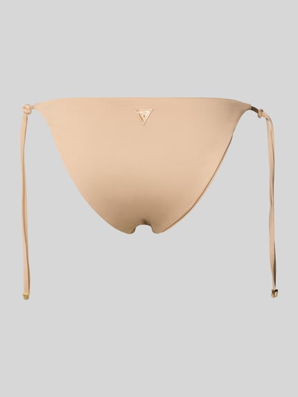 Productfoto, Bikini-Slip met zijstrikmodel 'ZOE' van Guess in beige, aansluitende pasvorm, stretchmix, fijne textuur