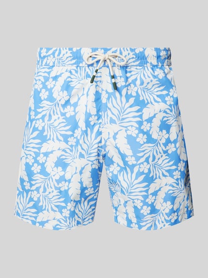 Hartford Badehose mit elastischem Bund Blau 1