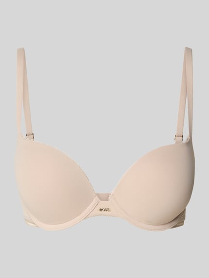 BOSS Push-up-bh met kant, model 'PURE' Beige - 1