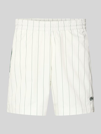 Shorts mit Streifenmuster und elastischem Bund Shop The Look MANNEQUINE