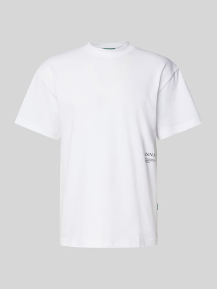 ANNARR T-Shirt mit Label-Print Modell 'RAVI' Weiss 2
