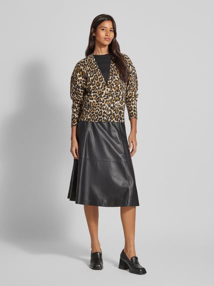 Essentiel Antwerp Strickjacke aus Woll-Mix mit Kaschmir-Anteil Black 1