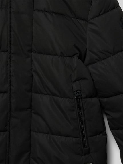 Cars Jeans Regular Fit Steppjacke mit Logo-Patch Modell 'Haswar' Black 2