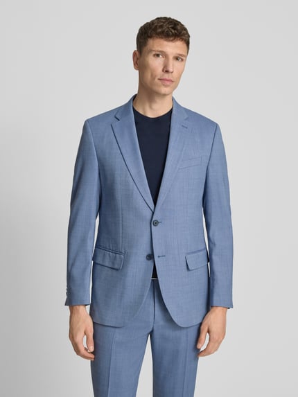 Pierre Cardin Slim Fit 2-Knopf-Sakko mit Pattentaschen Modell 'Grant' Hellblau 4