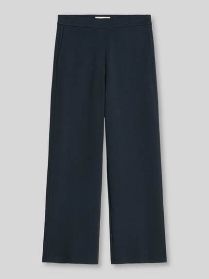 Marc O'Polo Weite Hose aus Baumwoll-Mix Marine 2