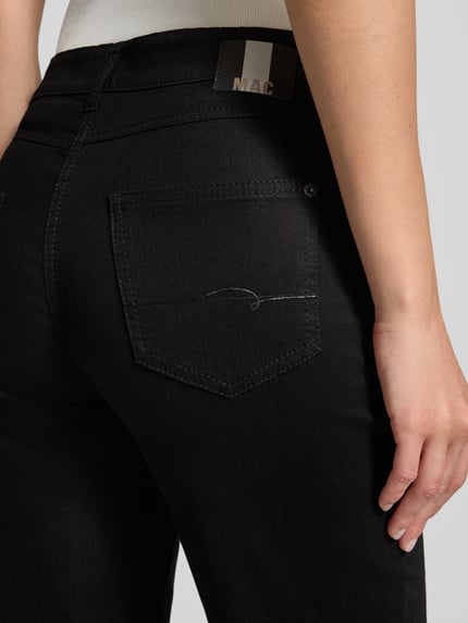 MAC Jeansy o prostym kroju z dodatkiem streczu model 'MELANIE' Czarny 3