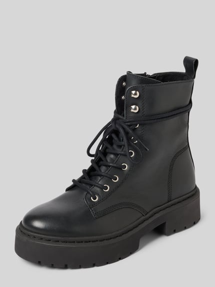 Steve Madden Schnürstiefel mit Logo-Applikation Modell 'Gusto' Black 1