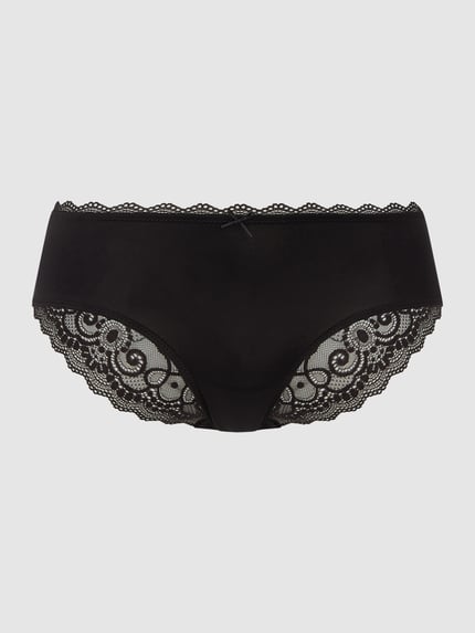 Mey Heupslip met kanten inzet Zwart - 2