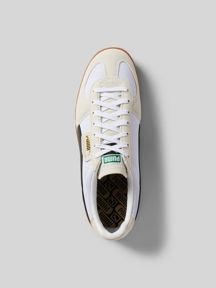 PUMA Sneakersy z detalem z logo Biały 4