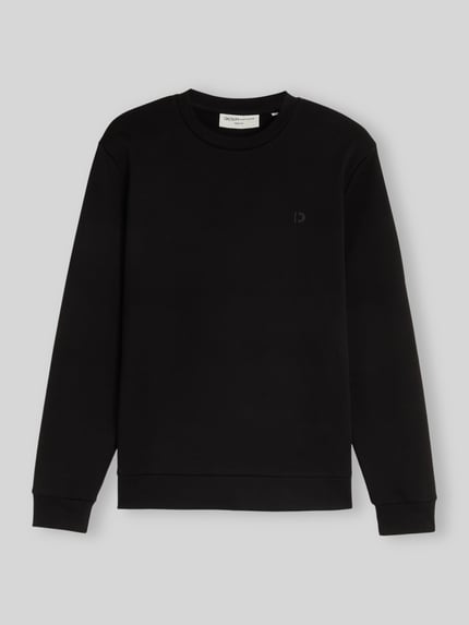 Tom Tailor Denim Regular Fit Sweatshirt aus Baumwoll-Mix Black 2