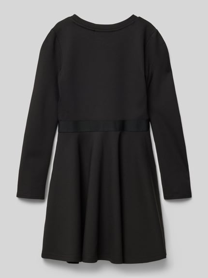 Calvin Klein Jeans Kleid mit Label-Print Black 3