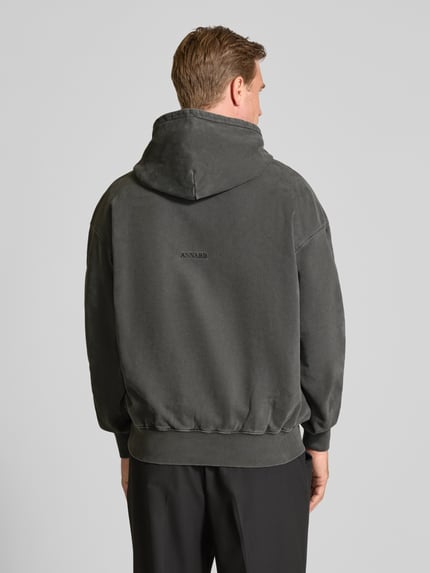 ANNARR HOODIE van puur katoen Model 'ASTOR' Grafiet - 5