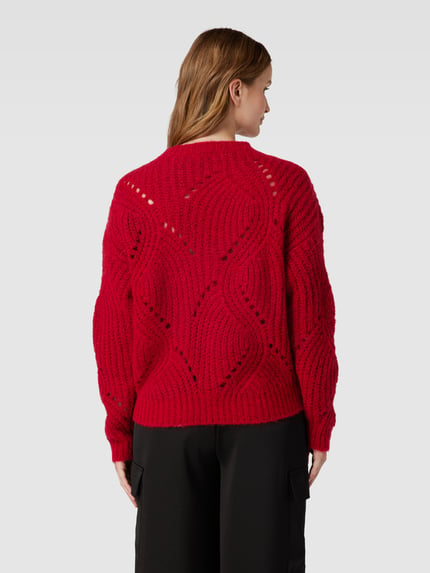 NovaLanaLove X P&C* Regular Fit Strickpullover mit Mohair- und Leinen-Anteil - NovaLanaLove x P&C* Kirsche 5
