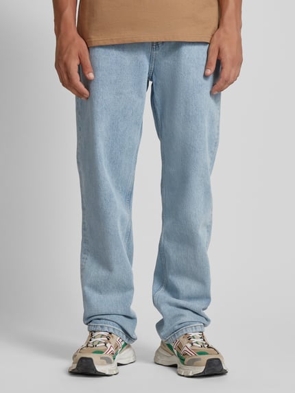 2Y Studios Straight Leg Jeans im 5-Pocket-Design Modell 'GABRIE BASIC' Hellblau 4