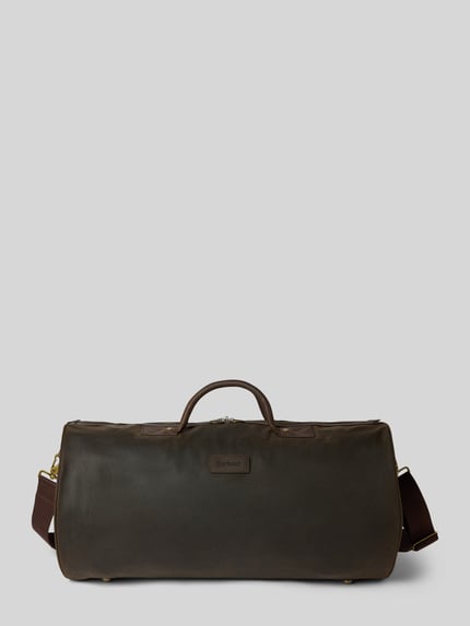 Barbour Weekender aus reiner Baumwolle Modell 'HOLDALL' Oliv 2