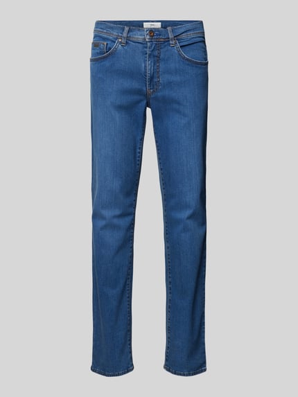 Brax Jeansy o kroju regular fit z 5 kieszeni model 'CADIZ' Jeansowy niebieski 2