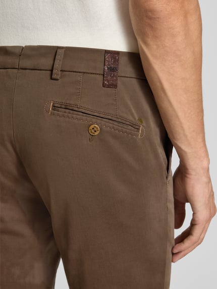 MMX Chino mit Gesäßtaschen Modell 'Lupus' Mittelgrau 3