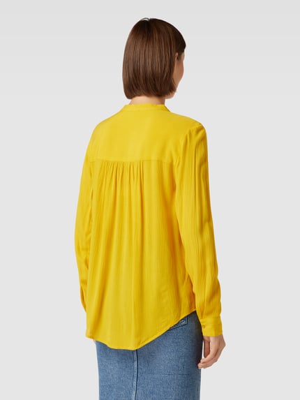 Montego Blouseshirt met V-hals Mosterdgeel - 5