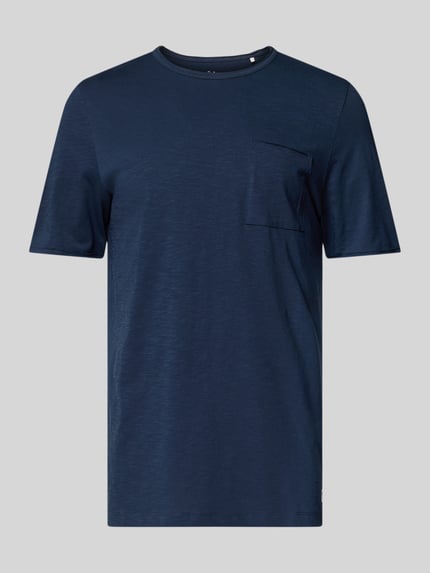s.Oliver RED LABEL T-shirt o kroju regular fit z czystej bawełny Ciemnoniebieski 2