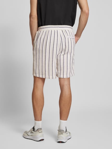 JACK & JONES Regular Fit Shorts mit Strukturmuster Modell 'JAIDEN COBA' Beige 5
