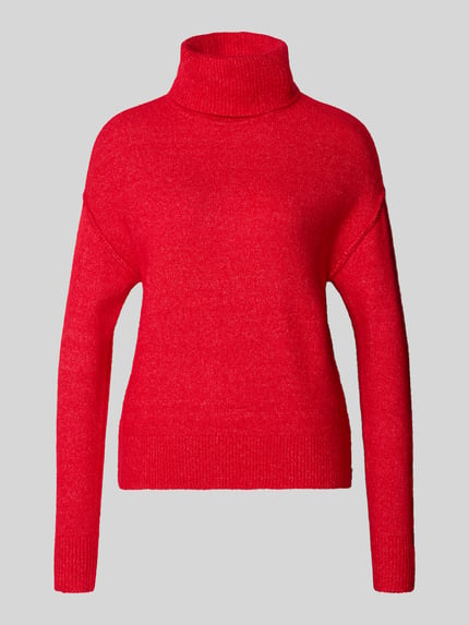 Christian Berg Woman Regular Fit Turtleneck mit Rollkragenstruktur Modell 'K-Fey 2' Rot 1