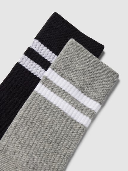 s.Oliver RED LABEL Socken mit Kontraststreifen im 2er-Pack Black 2