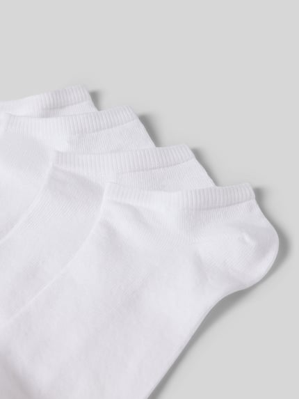 s.Oliver RED LABEL Socken aus Baumwoll-Mix in 4er Pack Weiss 2