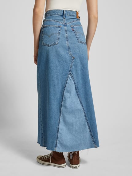 Levi's® Jeansrock mit Ziernähten Modell 'ICONIC' Jeansblau 5