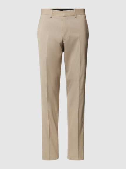 s.Oliver BLACK LABEL Slim fit pantalon met viscose Beige - 2
