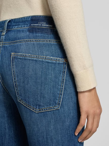 CAMBIO Flared jeans met 5-pocketmodel, model 'FABIENNE' Blauw - 3