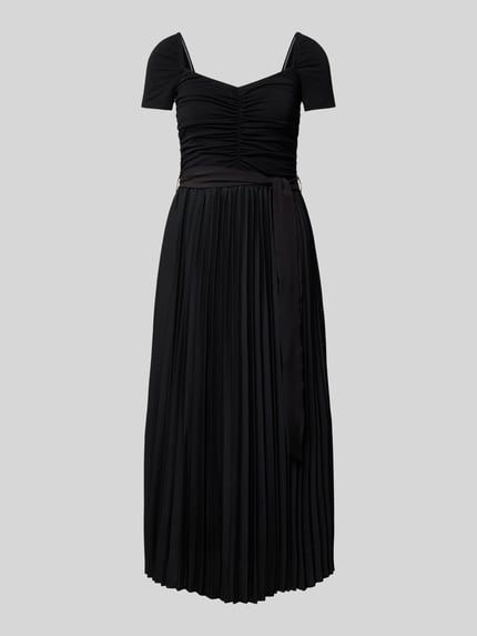 GUESS Midikleid mit Raffungen Modell 'VERONICA' Black 2