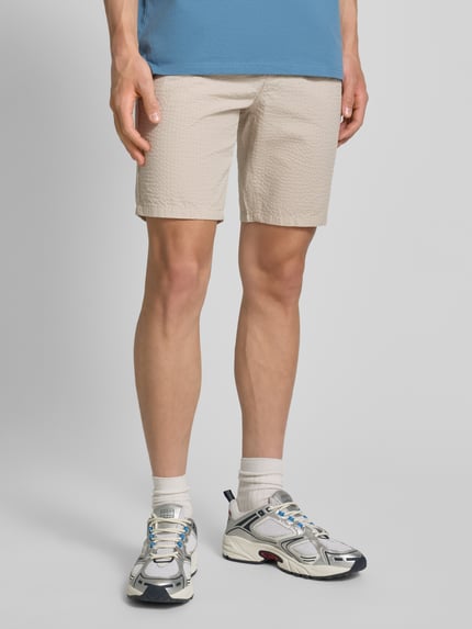 ONLY & SONS Regular fit korte broek met structuurmotief, model 'LEO LIFE' Beige - 4