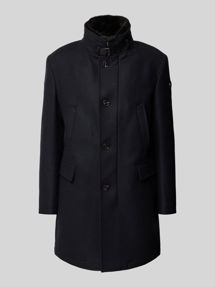 JOOP! COLLECTION Lange jas van wolmix, model 'Mikos' Donkerblauw - 2
