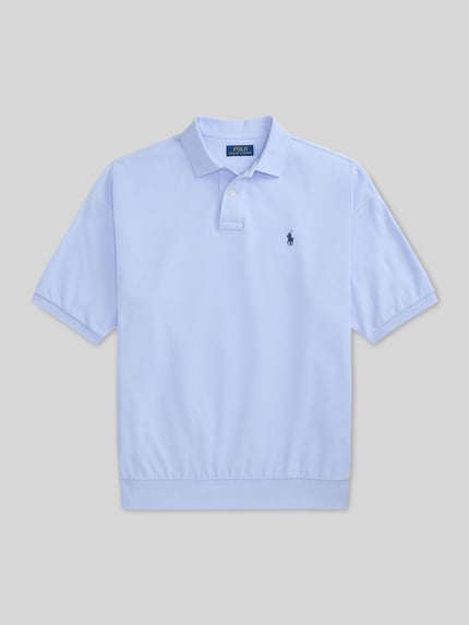 Polo Ralph Lauren poloshirt in loose fit van puur katoen Bleu - 2