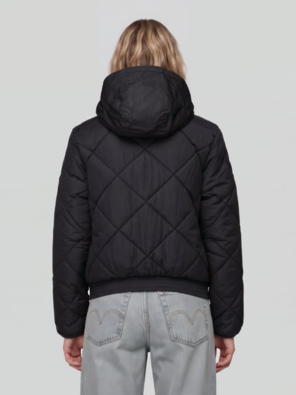 G-Star RAW Regular Fit Steppjacke mit Kapuze Black 5