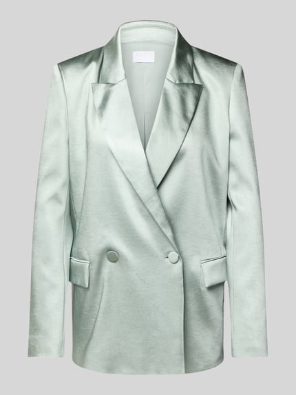 Jake*s Cocktail Blazer mit Knopfverschluss Lind Melange 2